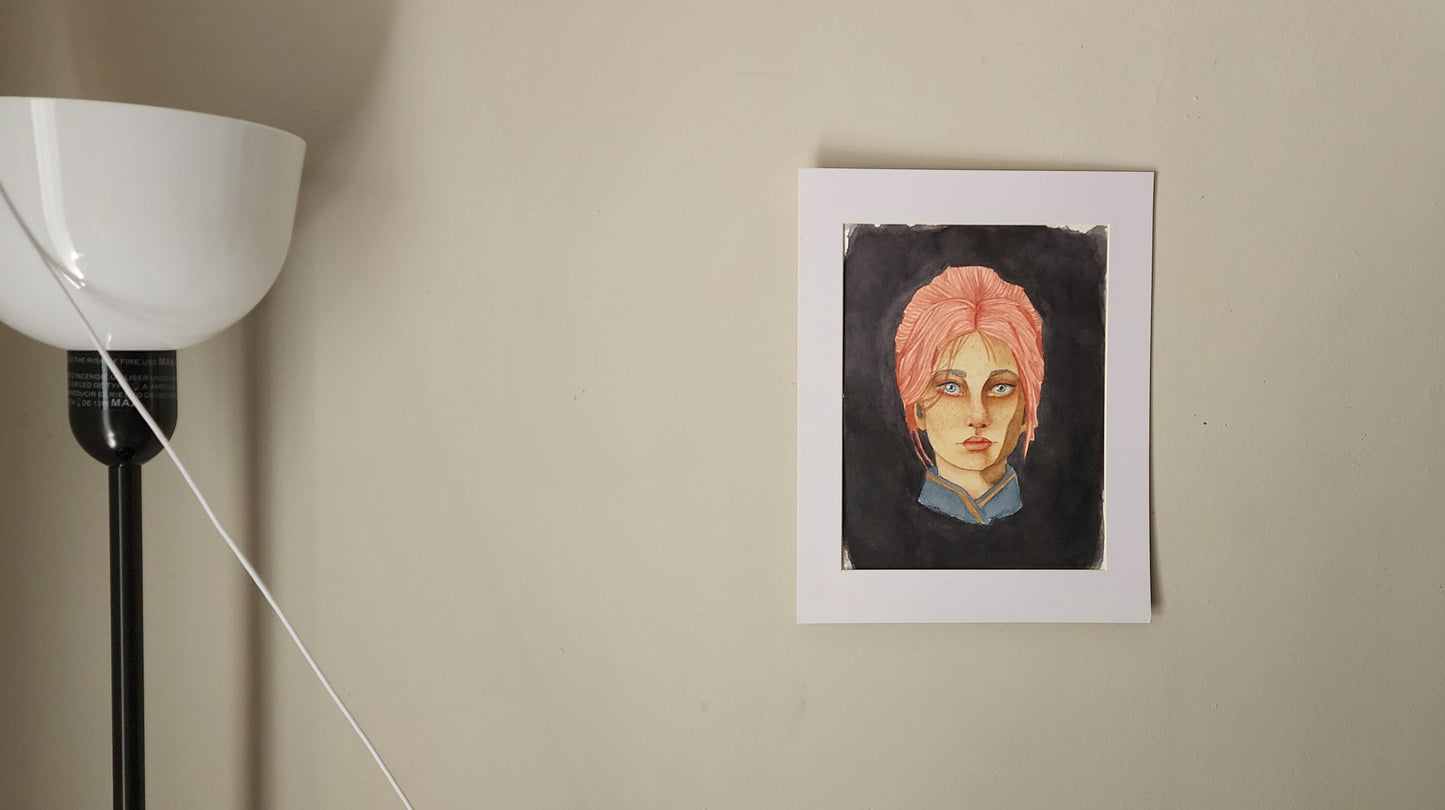 Maelle - 9x12 Original Watercolor Painting | Expeditioner Fan Art