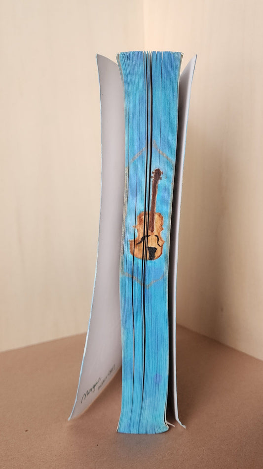 The Selection Fore-Edge Painting – Hand Painted Violin Art