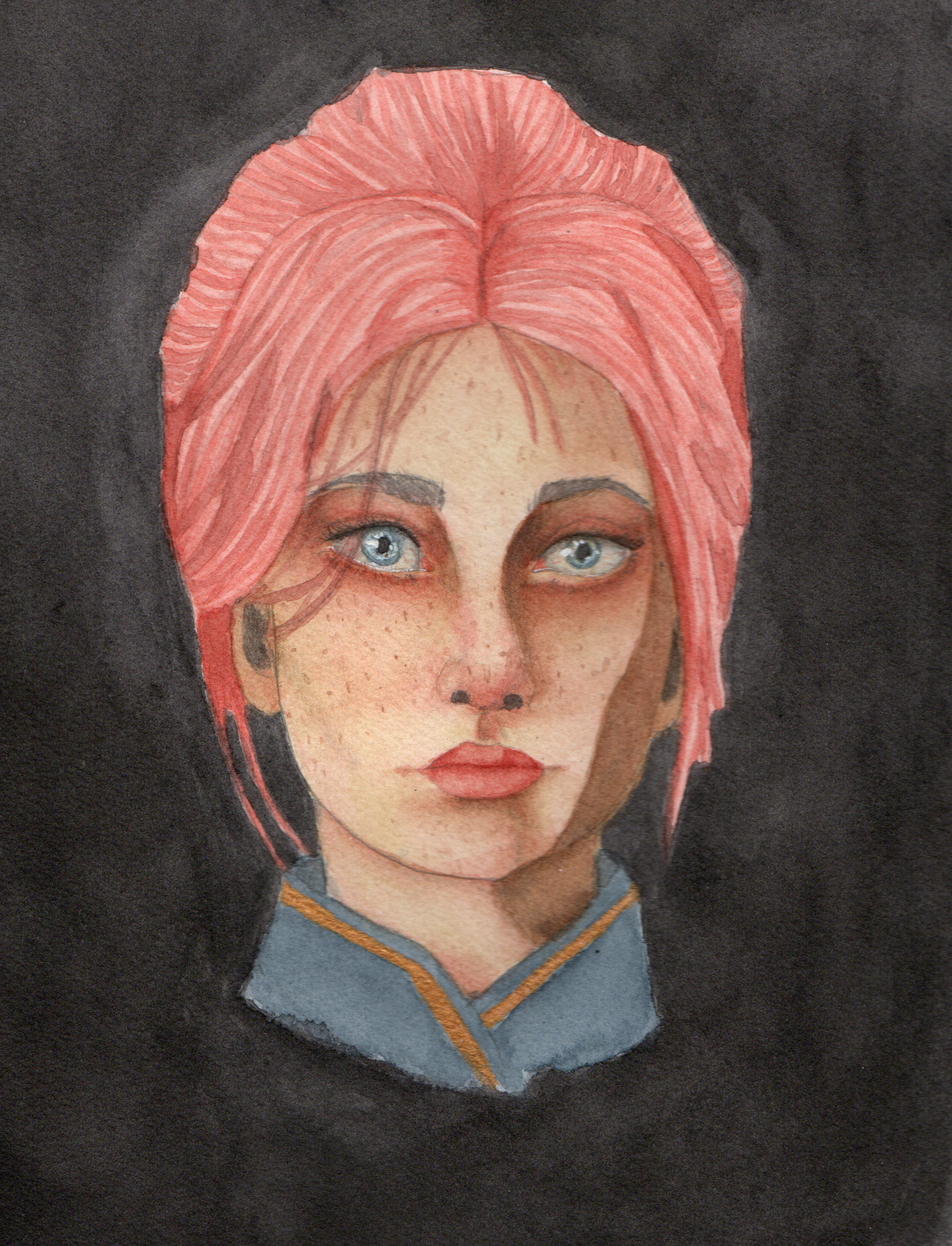 Maelle - 9x12 Original Watercolor Painting | Expeditioner Fan Art