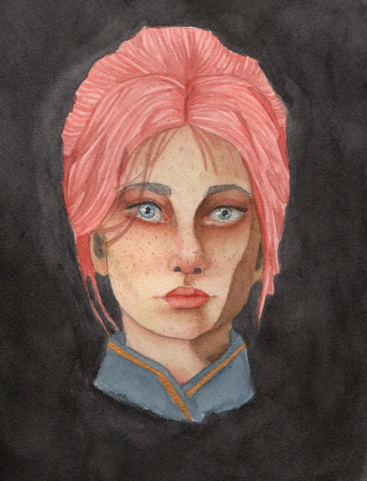 PRINT: Maelle - Watercolor Painting | Limited Edition